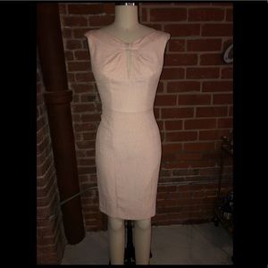 Very fitted very sexy pink midi dress